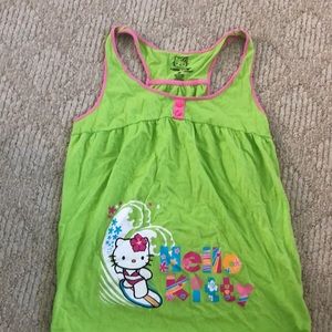 Vintage 2000s hello kitty pajama top